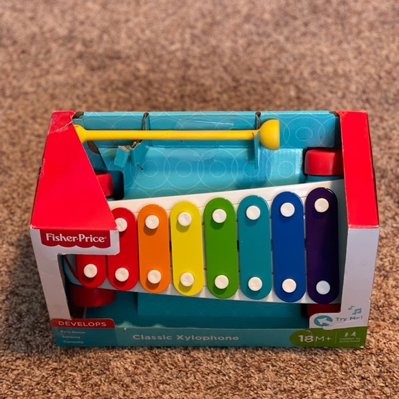 Fisher-Price Red and Orange Learning Xylophone - Picture 1 of 1